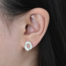 Load image into Gallery viewer, Coralized Asymmetrical Open Studs