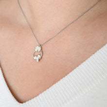 Load image into Gallery viewer, Coralized Circle Frame Necklace