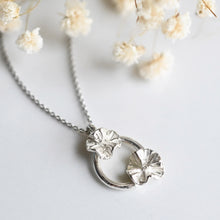 Load image into Gallery viewer, Coralized Circle Frame Necklace