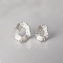 Load image into Gallery viewer, Coralized Asymmetrical Open Studs