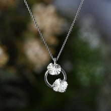 Load image into Gallery viewer, Coralized Circle Frame Necklace