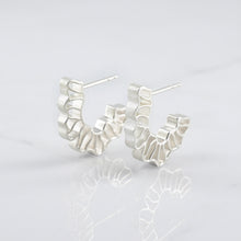 Load image into Gallery viewer, Quilled Garden Small Hoop Earrings