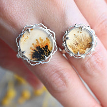 Load image into Gallery viewer, Small Mandala Dendritic Agate Ring