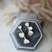 Load image into Gallery viewer, Coralized Mismatched Bar Earrings