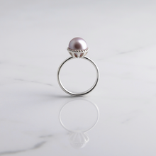 Load image into Gallery viewer, Large Eden Solitaire Pearl Ring