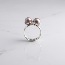 Load image into Gallery viewer, Eden Twin Pearl Ring