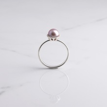 Load image into Gallery viewer, Small Eden Solitaire Pearl Ring