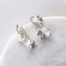 Load image into Gallery viewer, Coralized Asymmetrical Long Oval Studs