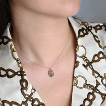 Load image into Gallery viewer, Dendritic Agate Necklace in Yellow Gold
