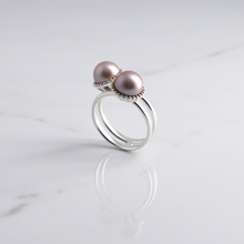 Load image into Gallery viewer, Eden Twin Pearl Ring
