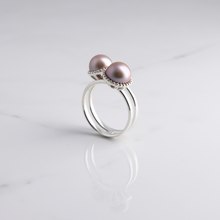 Load image into Gallery viewer, Eden Twin Pearl Ring
